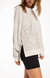 Tonal Leopard Modern Weekender Sweater In Sandshell