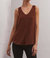 Vagabond Sparkle Tank In Chocolate - Chocolate