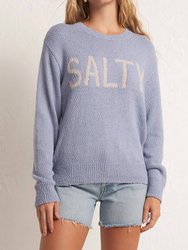 Waves And Salty Sweater In Stormy - Stormy