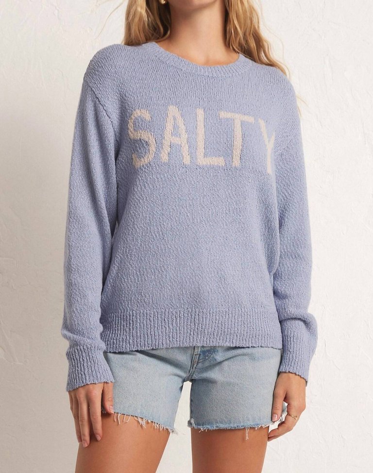 Waves And Salty Sweater In Stormy - Stormy