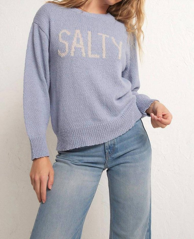 Waves And Salty Sweater In Stormy
