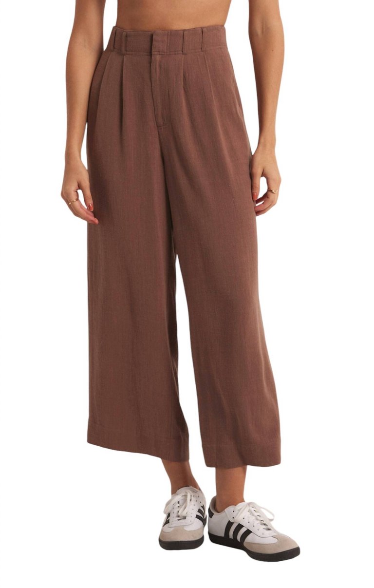 Women's Farrah Pant Whipped In Mocha - Mocha