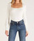 Women's Hadley Sweater Tie Top In White - White