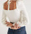 Women's Hadley Sweater Tie Top In White