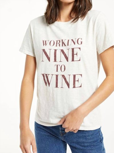 Z Supply Working Nine To Wine Easy Tee product