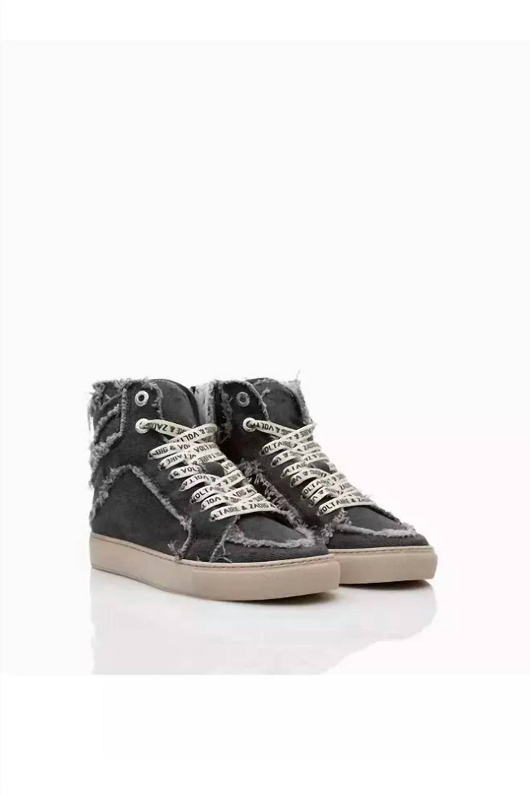 High Top Canvas Sneakers