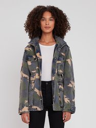 Kola Camo Jacket - Marine