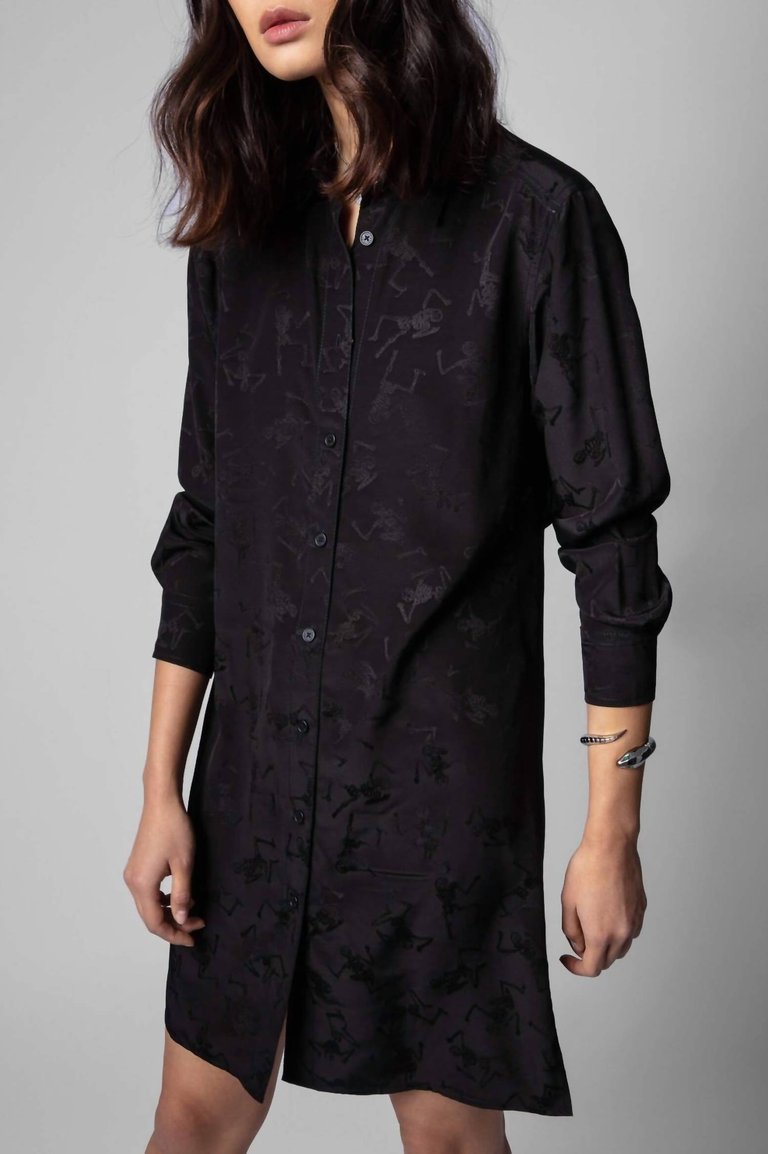 Rais Dress In Noir - Noir