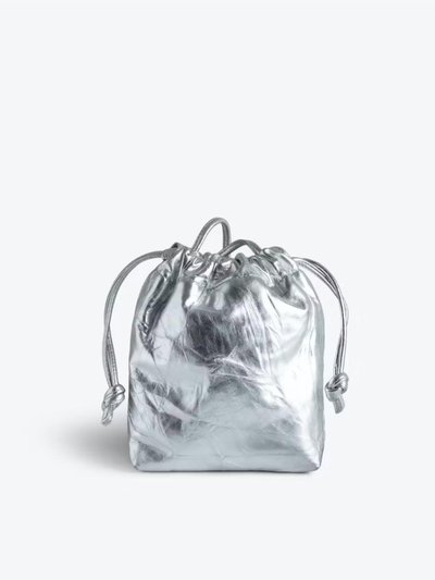 Zadig & Voltaire Rock To Go Creased Metal Handbag product