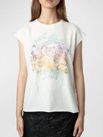 Zadig & Voltaire Skull Reaper Strass Tee Shirt product