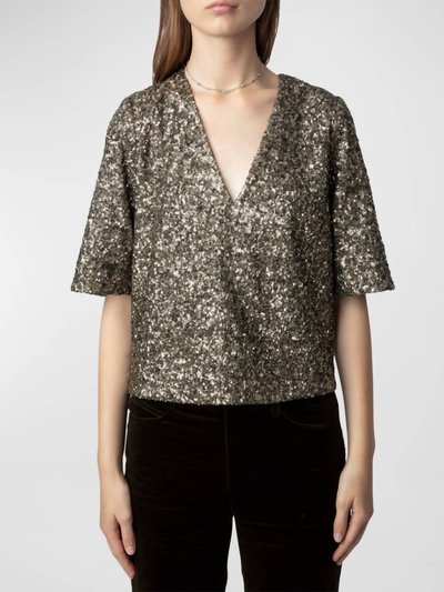 Zadig & Voltaire Tytane Sequin Top product