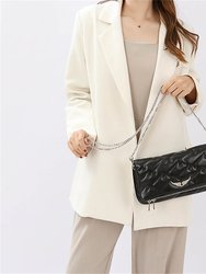Women Snake Printed Clutch Handbags