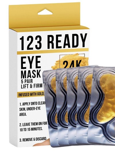 ZAQ 123 Ready 24K Gold Lift & Firm Gel Eye Patches product