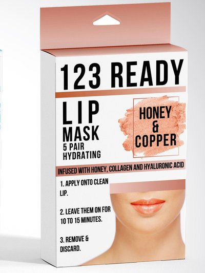 ZAQ 123 Ready Copper Honey Hydrating Gel Lip Patches 5pc product