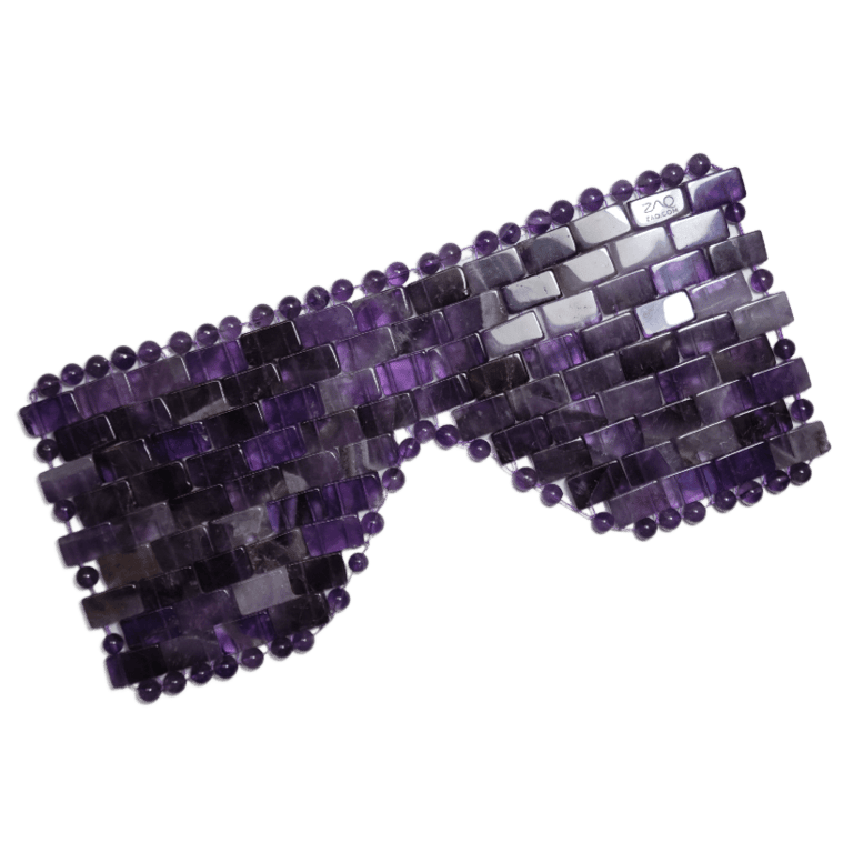 Amethyst Eye Mask- Handmade - Purple