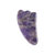 Amethyst Gua Sha Fin Shaped Tool, Body Facial Massage Scraping