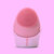 Mellow W-Sonic Silicone Facial Cleansing Brush - Pink