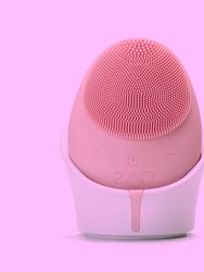 Mellow W-Sonic Silicone Facial Cleansing Brush - Pink