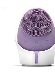 Mellow W-Sonic Silicone Facial Cleansing Brush - Purple