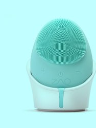 Mellow W-Sonic Silicone Facial Cleansing Brush - Turquoise