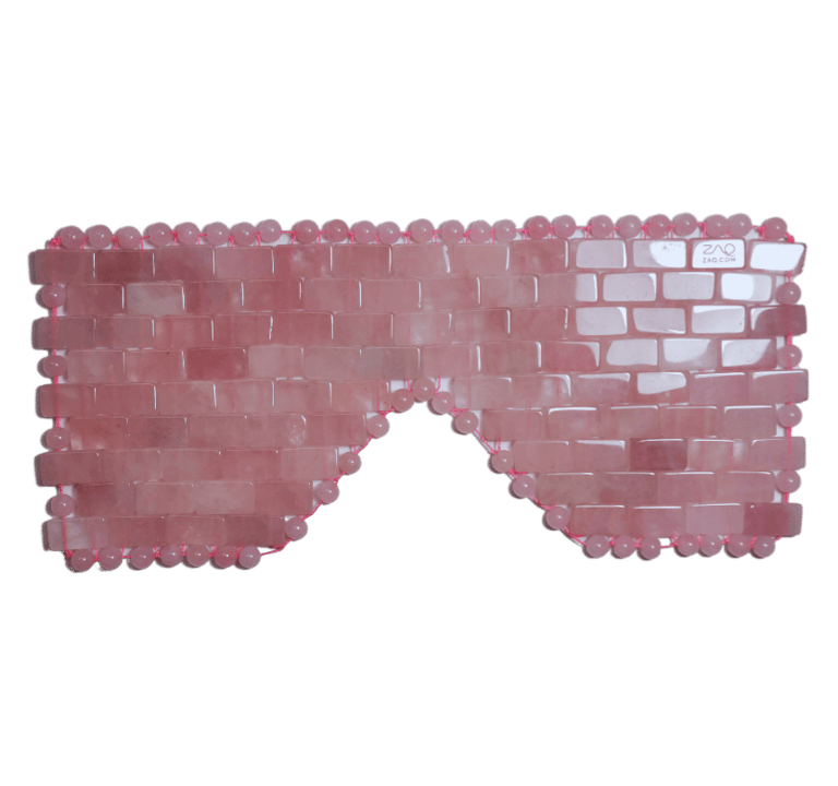 Rose Quartz Eye Mask - Handmade - Rose Quartz