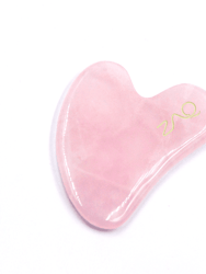 Rose Quartz Gua Sha Fin Shaped Tool, Body Facial Massage Scraping