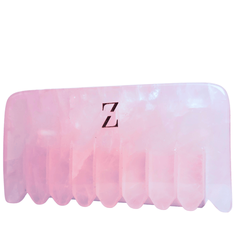 Rose Quartz Hair Comb