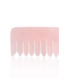 Rose Quartz Hair Comb