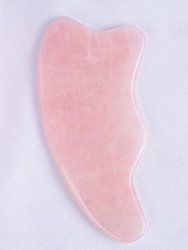 ROSE QUARTZ Wave GUA SHA Scraping Massage Tool