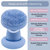 Vera Waterproof Facial Cleansing Brush With Pulse Acoustic Wave Vibration, And Magnetic Beads