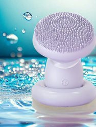 Vera Waterproof Facial Cleansing Brush With Pulse Acoustic Wave Vibration, And Magnetic Beads