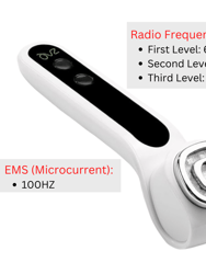 ZAQ Facial Rejuvenation Device - 7 LED, RF, EMS, Sonic Vibration, Hot Massager Therapy