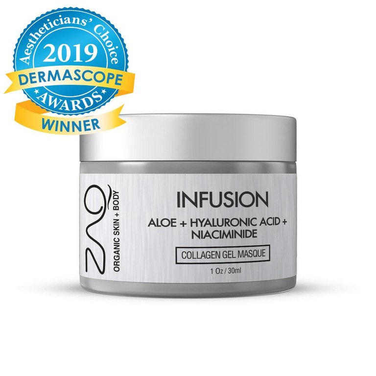 ZAQ Organic Infusion Collagen Gel Masque - Aloe + Hyaluronic Acid + Niacinamide