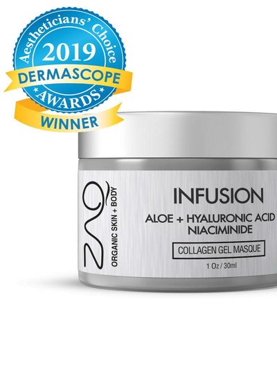 ZAQ ZAQ Organic Infusion Collagen Gel Masque - Aloe + Hyaluronic Acid + Niacinamide product