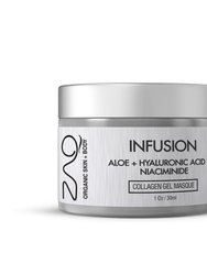 ZAQ Organic Infusion Collagen Gel Masque - Aloe + Hyaluronic Acid + Niacinamide