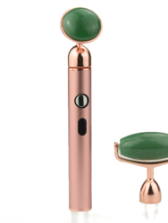 ZAQ Sana Jade USB Rechargeable Vibrating Changeable Face Rollers - 3 Speed