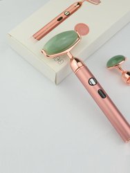 ZAQ Sana Jade USB Rechargeable Vibrating Changeable Face Rollers - 3 Speed