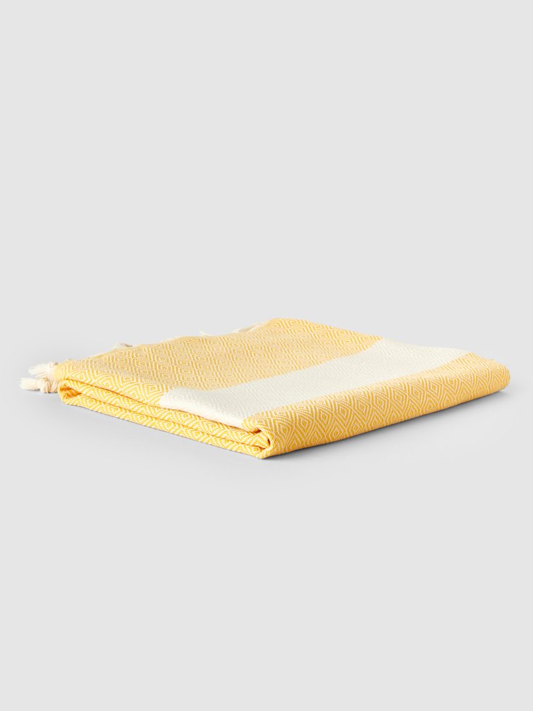 Kash Bamboo Towel - Marigold