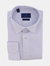 Zegna Men's Black/White Trofeo Checked Dress Shirt - Greystrp