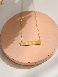 Nuri Personalized Name Bar Necklace