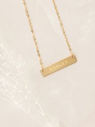 Ziana Modern Personalized Name Bar Necklace