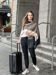 The Dreamsoft Travel Scarf - Brownstone Colorblock