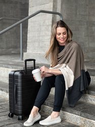 The Dreamsoft Travel Scarf - Brownstone Colorblock