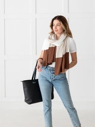 The Dreamsoft Travel Scarf - Canyon Brown Colorblock - Canyon Brown Colorblock