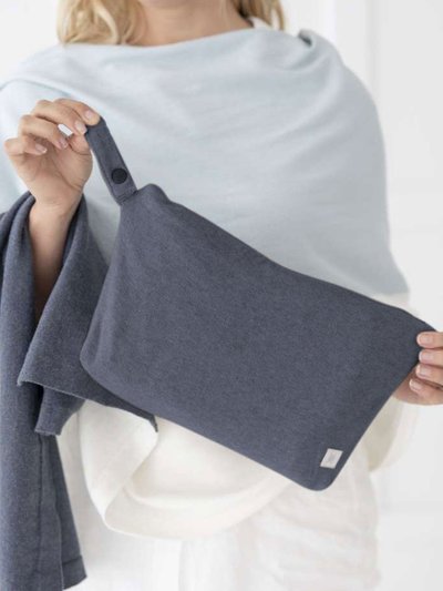 Zestt Organics The Dreamsoft Travel Scarf Carry Pouch - Denim product