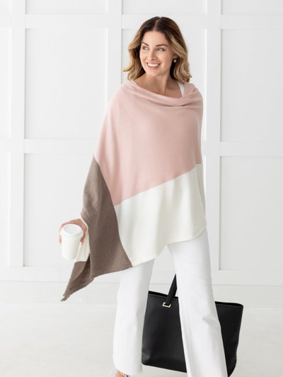 Zestt Organics The Dreamsoft Travel Scarf - Desert Pink Colorblock product