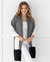 The Dreamsoft Travel Scarf - Gray Colorblock