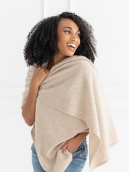 The Dreamsoft Travel Scarf In CloudSpun™ Recycled Cashmere - Oat - Oat