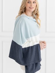 The Dreamsoft Travel Scarf - Sky Blue Colorblock