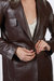 Suit Leather Jacket In Plum
